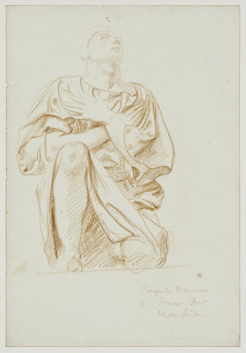 Study for Dome of St Paul's Cathedral: Kneeling Man