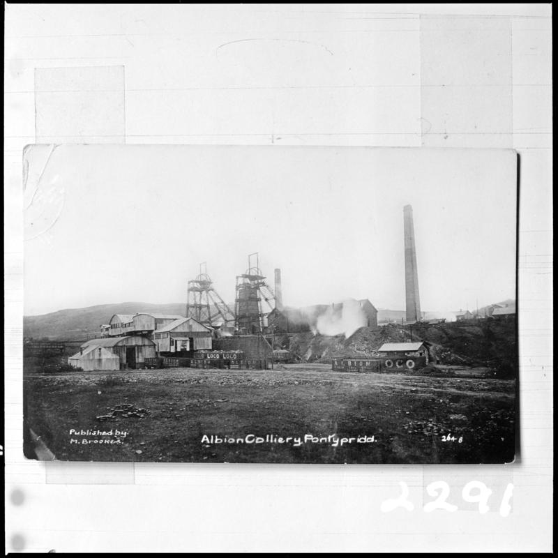 Albion Colliery, film negative