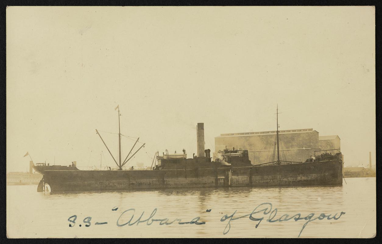 S.S. ATBARA, postcard