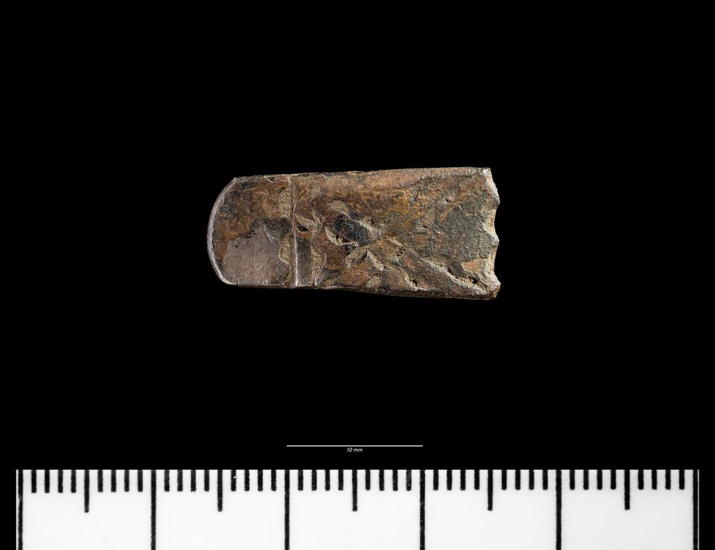 Early Medieval silver armlet terminal from Jeffreyston