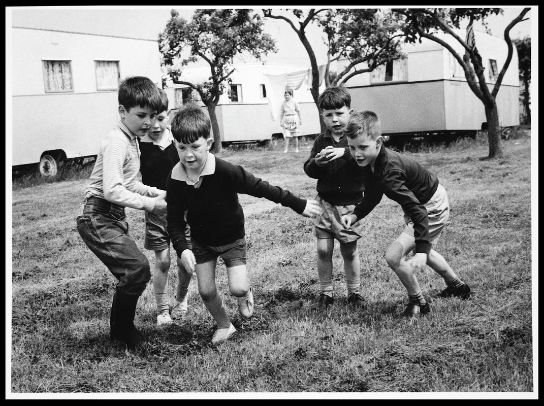 Aberfan children 1967 in camp
