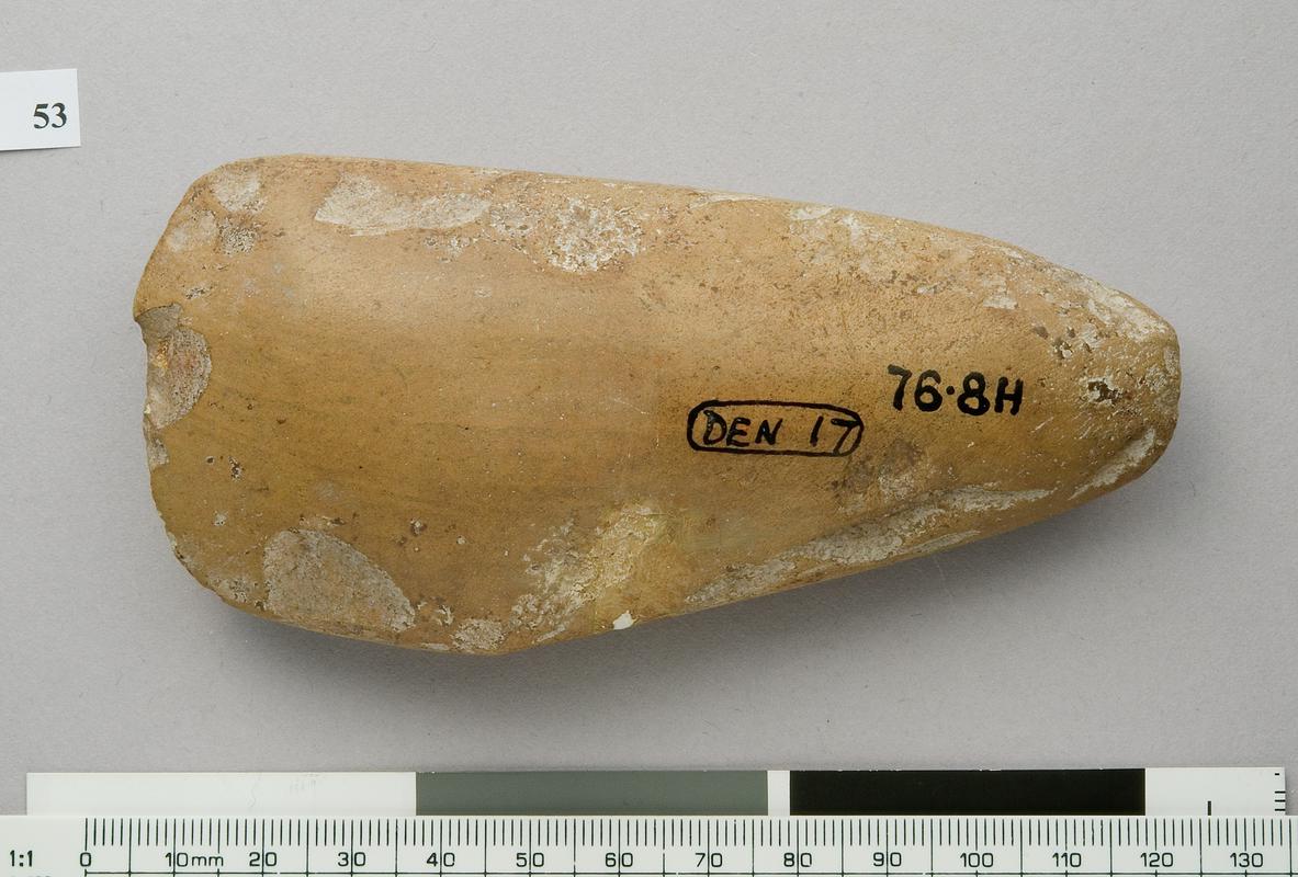 Neolithic stone axe roughout