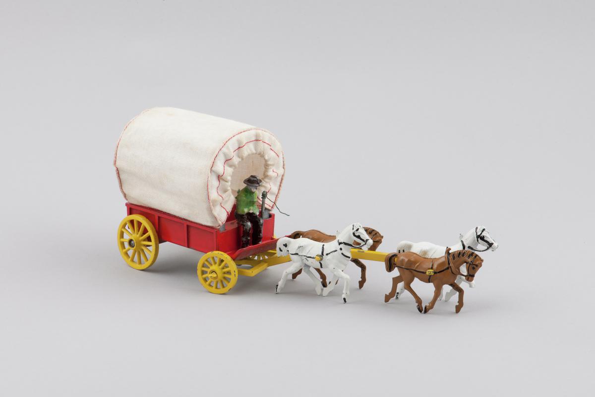Toy covered wagon