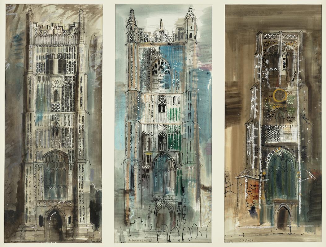 Southwold, Eye and Redenhill Church Towers 1963