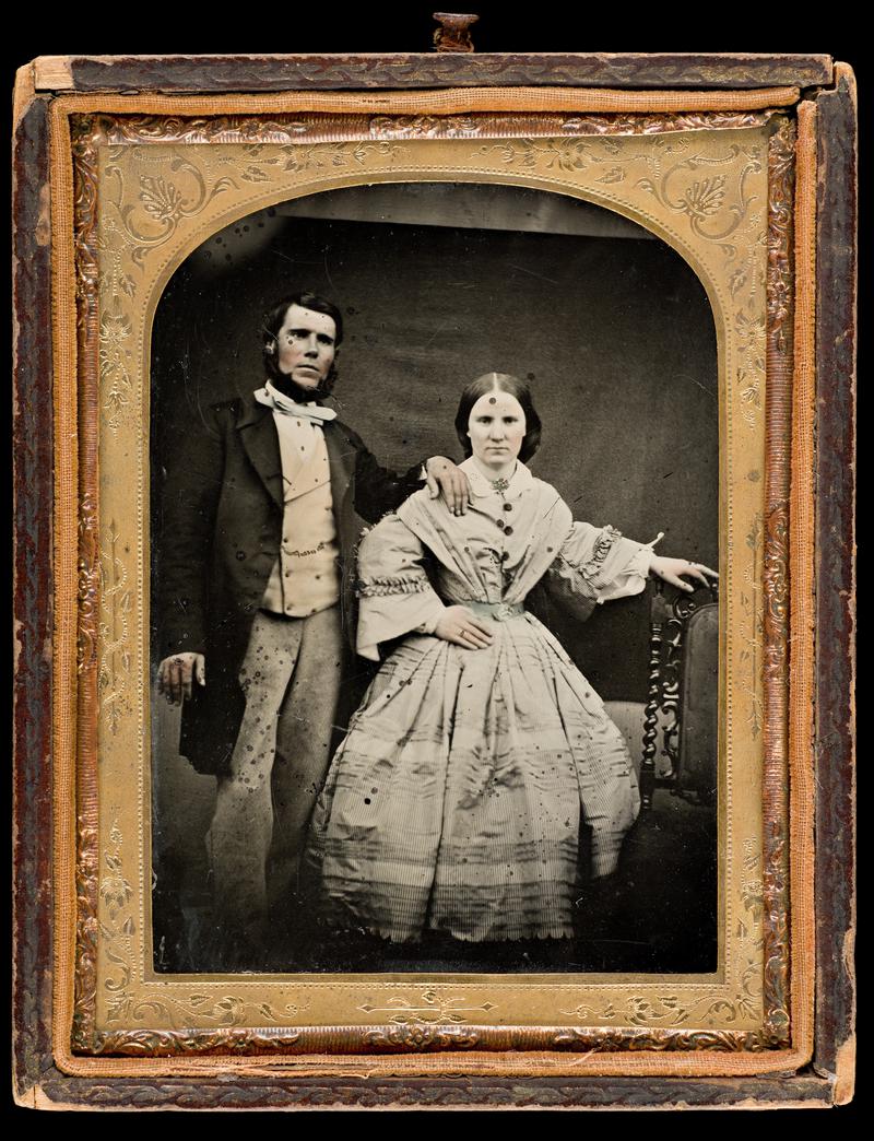 Portrait of a couple, c.1870-1880