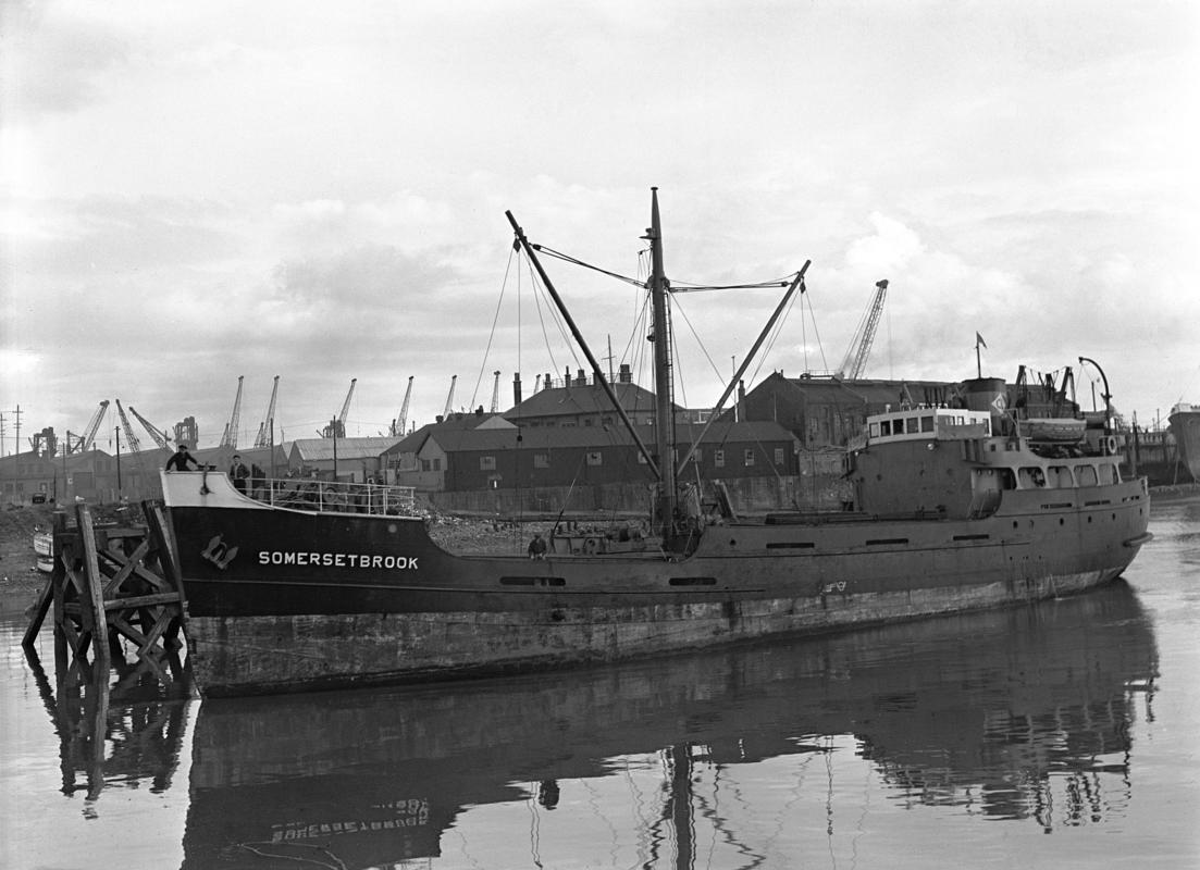 M.V. SOMERSET BROOK, glass negative