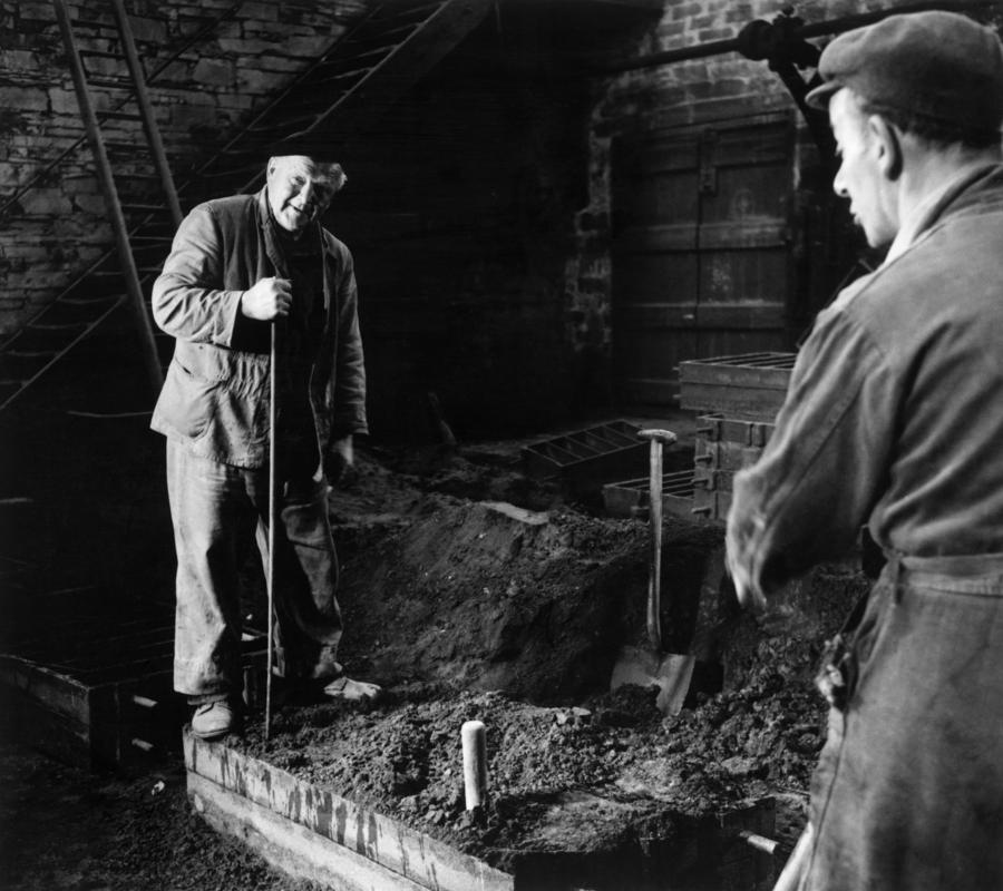 Dinorwig quarry, pattern making moulding, photograph