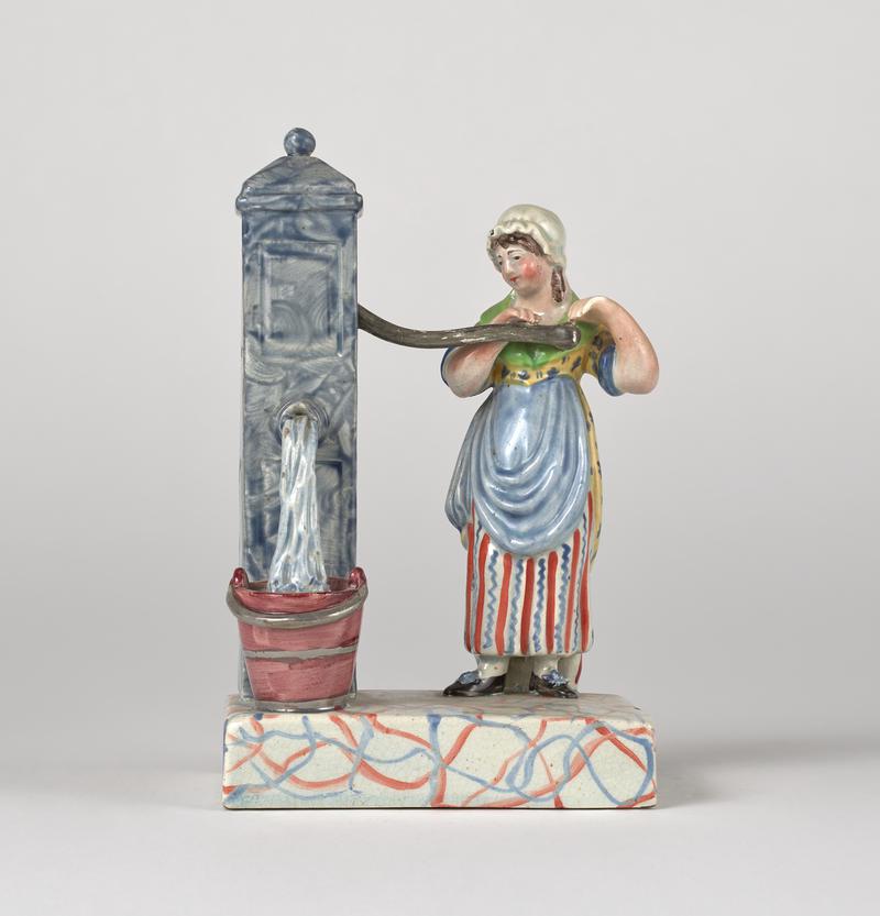 figure (girl at a pump), c1815-1830