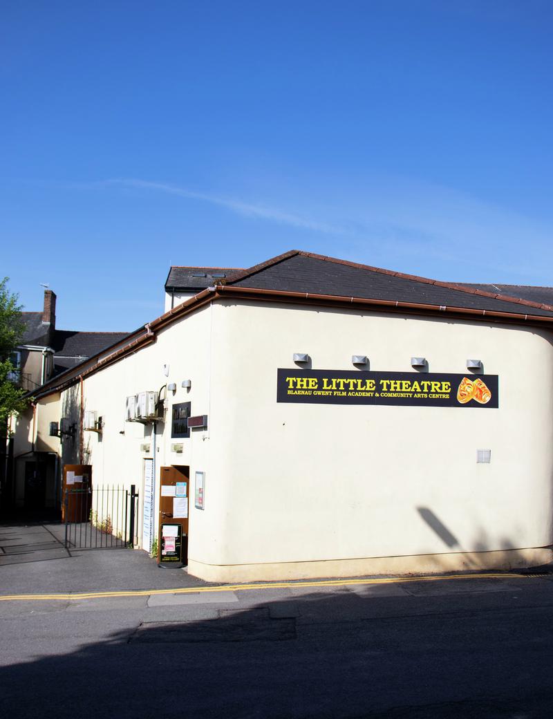 The Little Theatre, Tredegar, during Covid-19 pandemic.