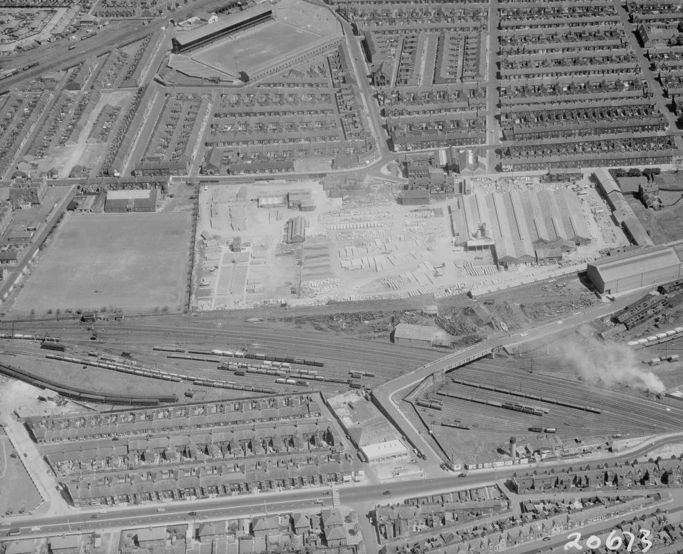 Sunderland, S. Tyzack's Concrete Works, and Sunderland Football Ground