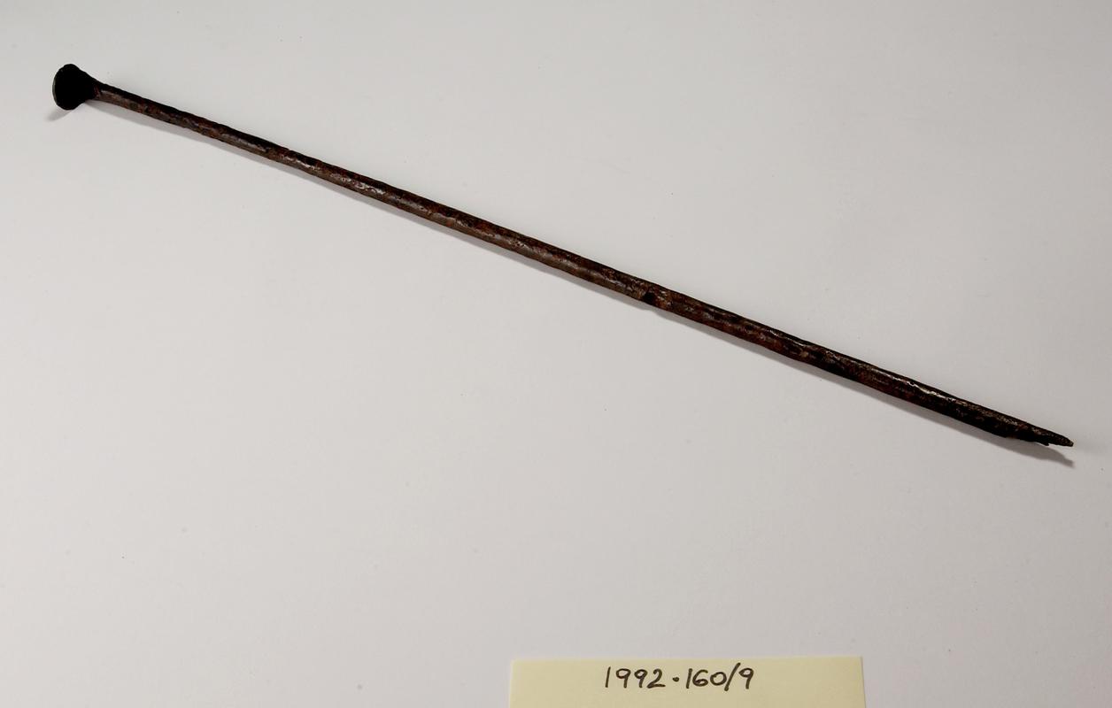 Bronfloyd lead mine, shot hole scraper