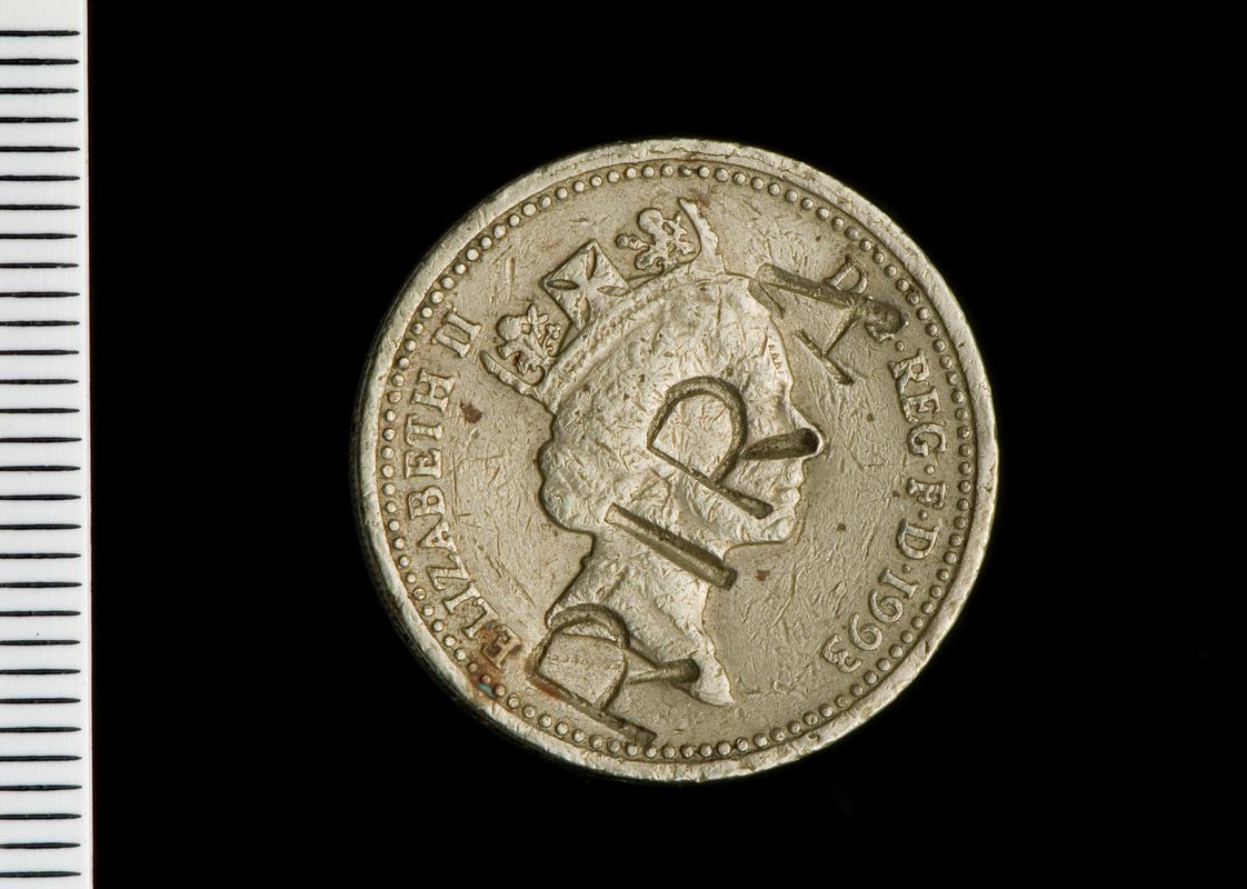 Elizabeth II pound 1993