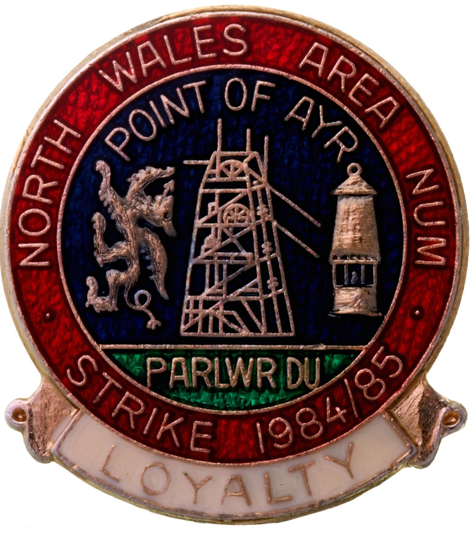 Point of Ayr Colliery, badge