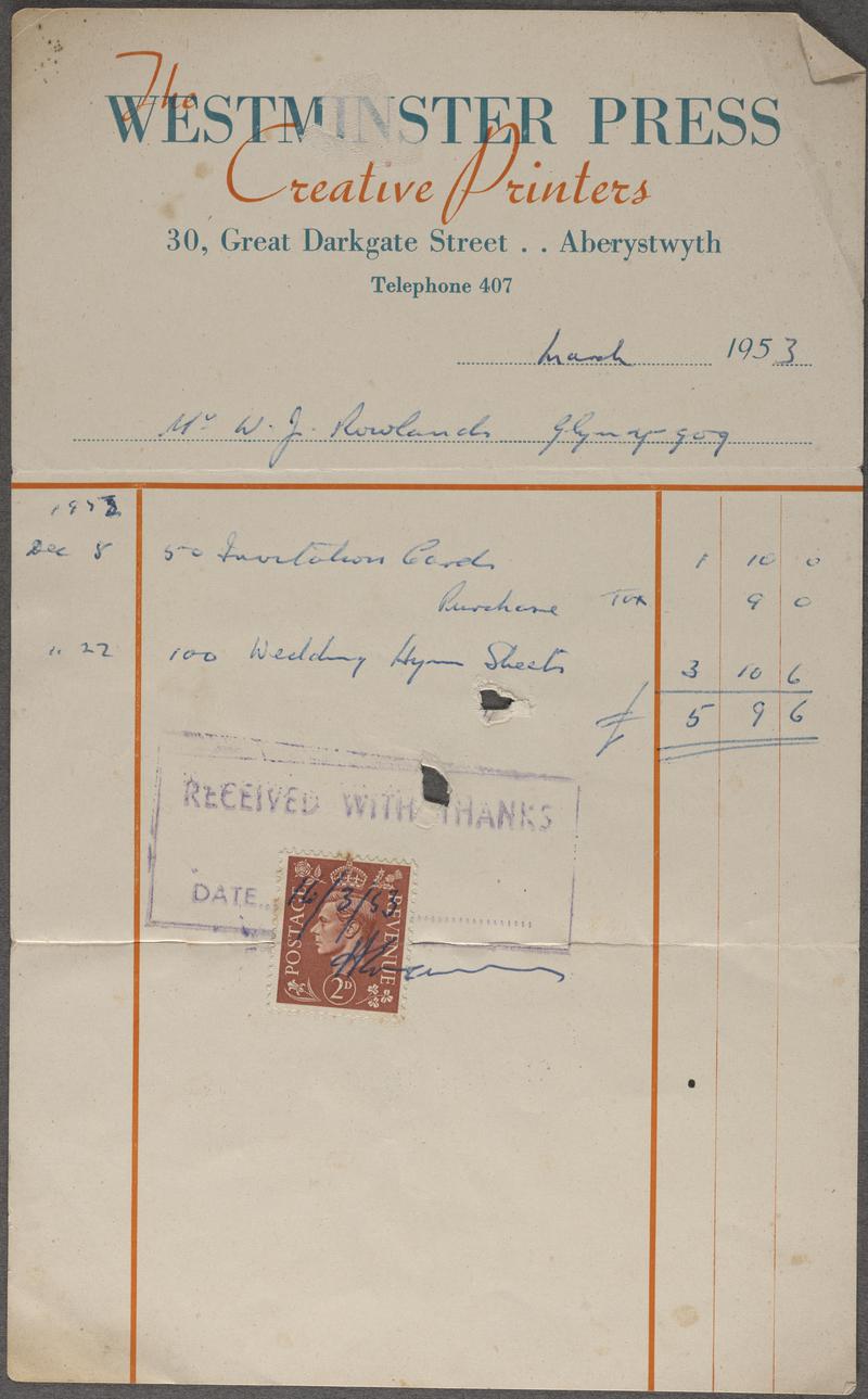 Statement of accounts