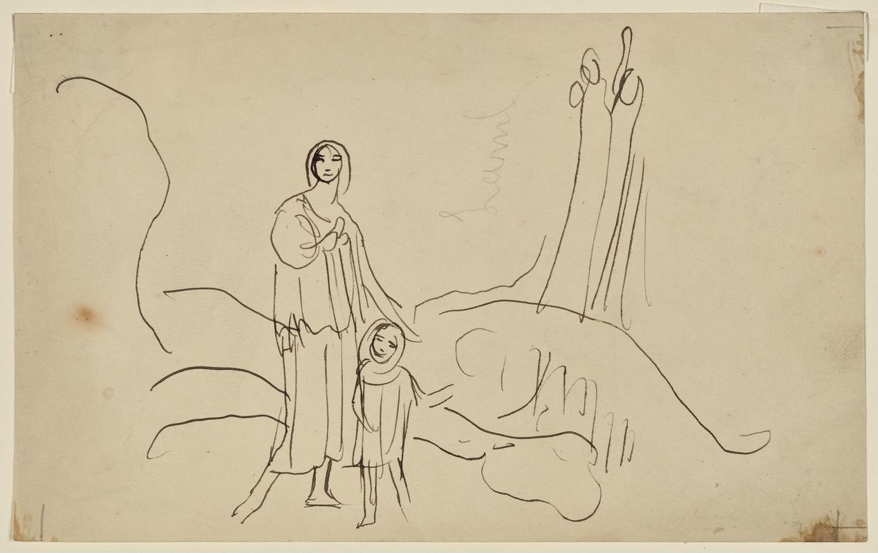 Woman and Child in a Landscape