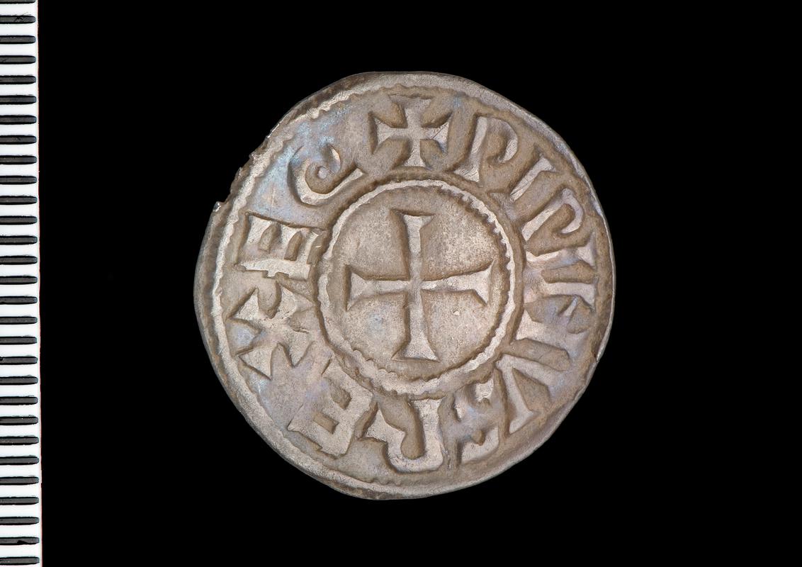 France (Pippin II) denier