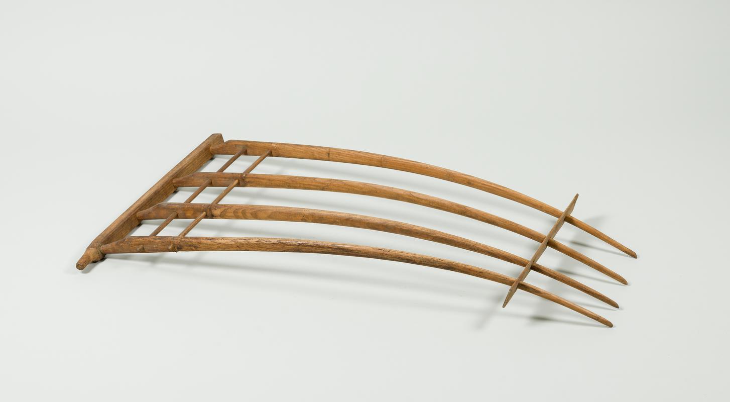 Scythe cradle, wooden