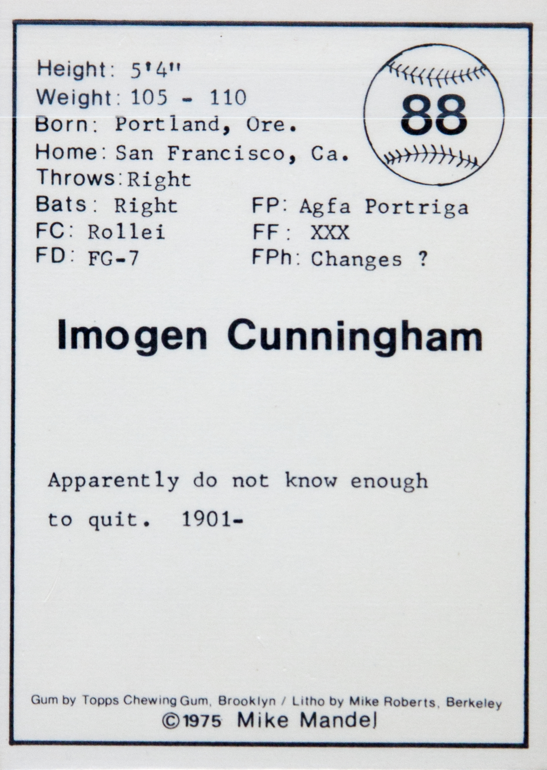 Imogen Cunningham