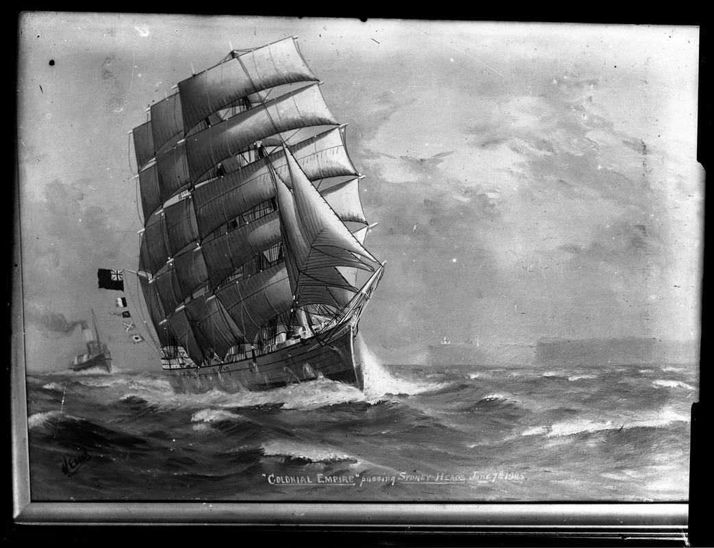 COLONIAL EMPIRE, glass negative