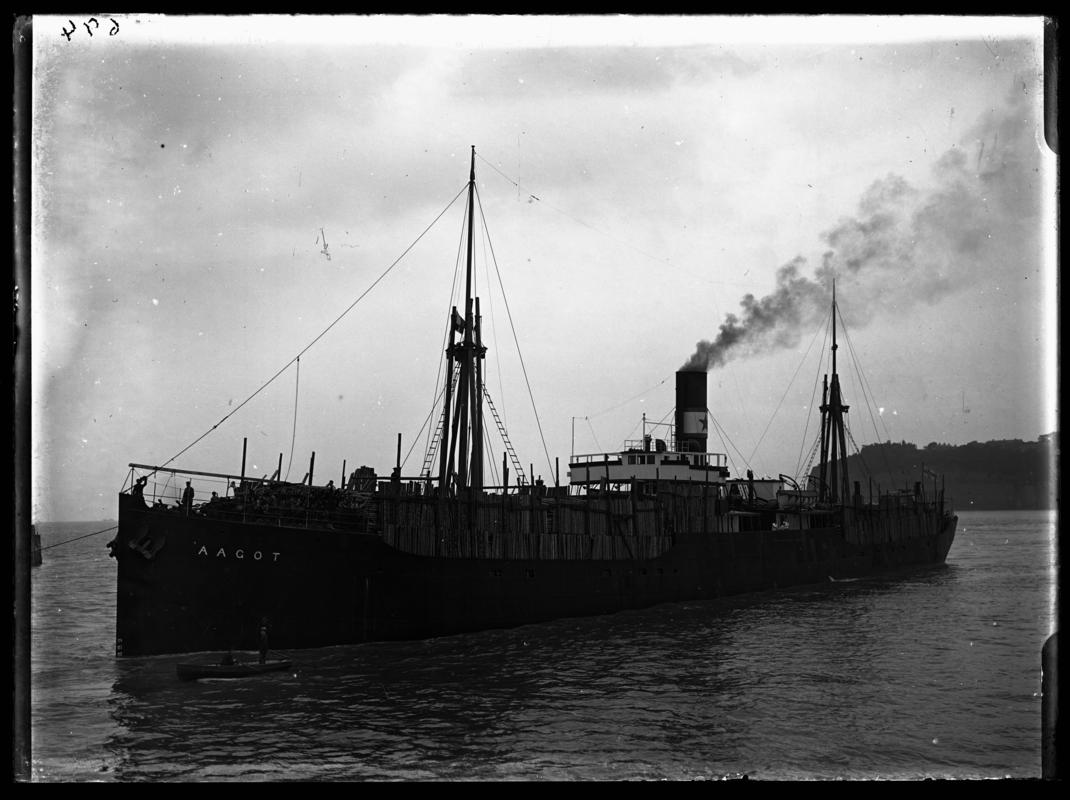 S.S. AAGOT, glass negative