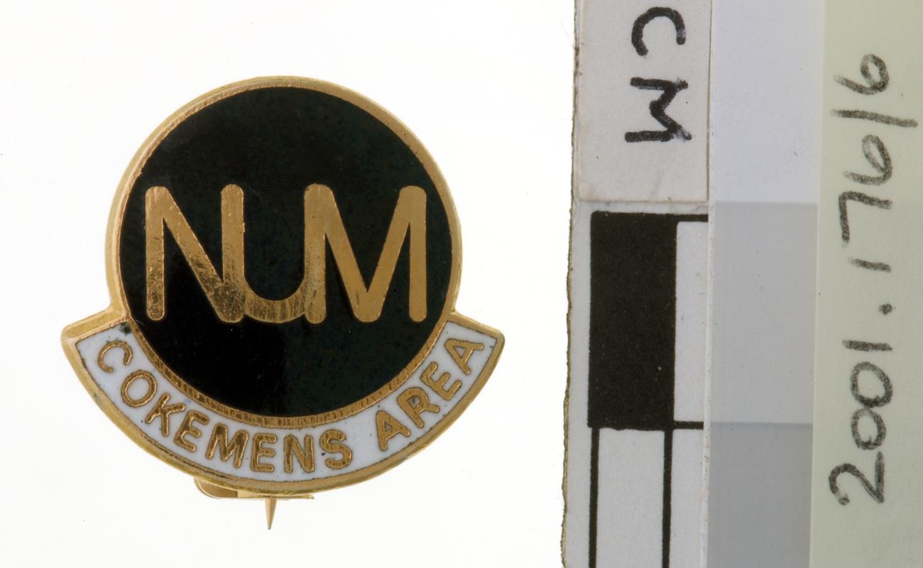 N.U.M. Cokeman's Area, badge