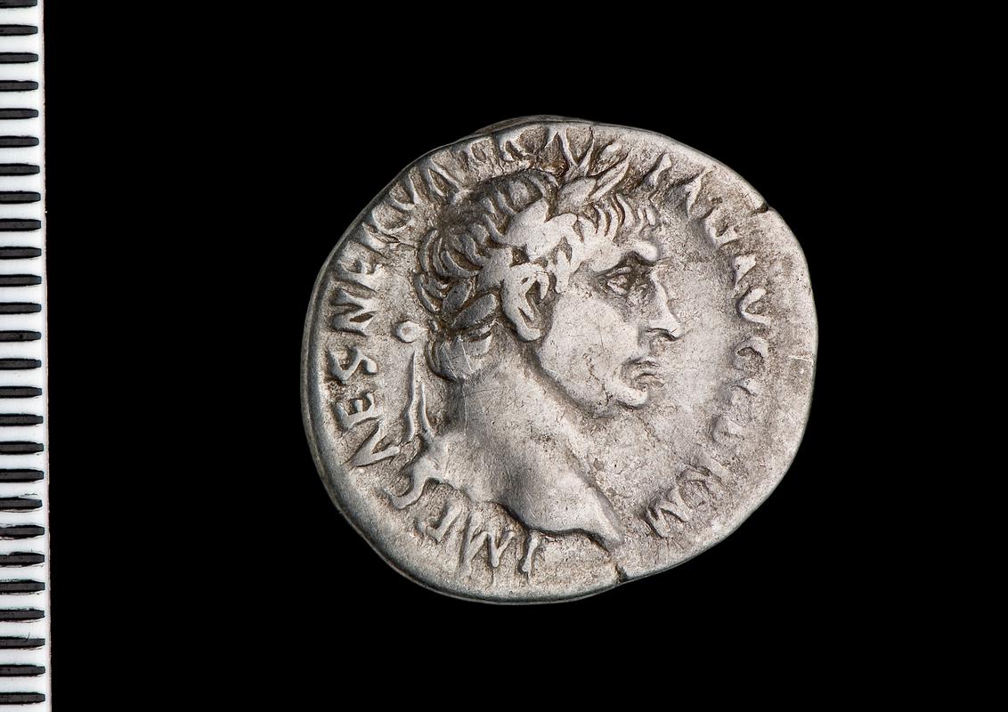 silver denarius (obv.)