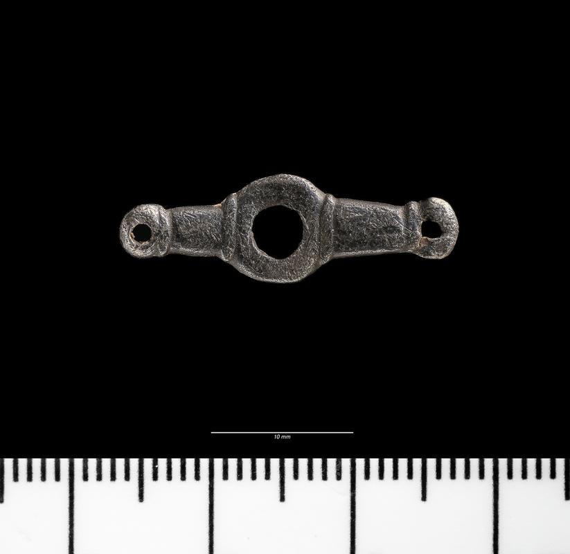 Medieval silver bar mount