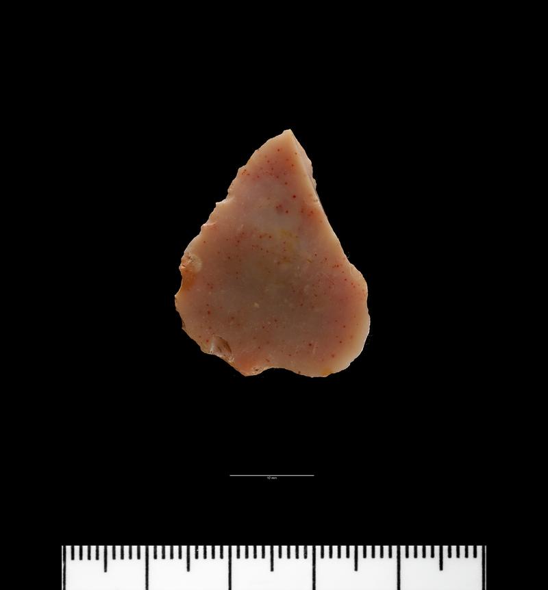 Early Mesolithic flint scraper