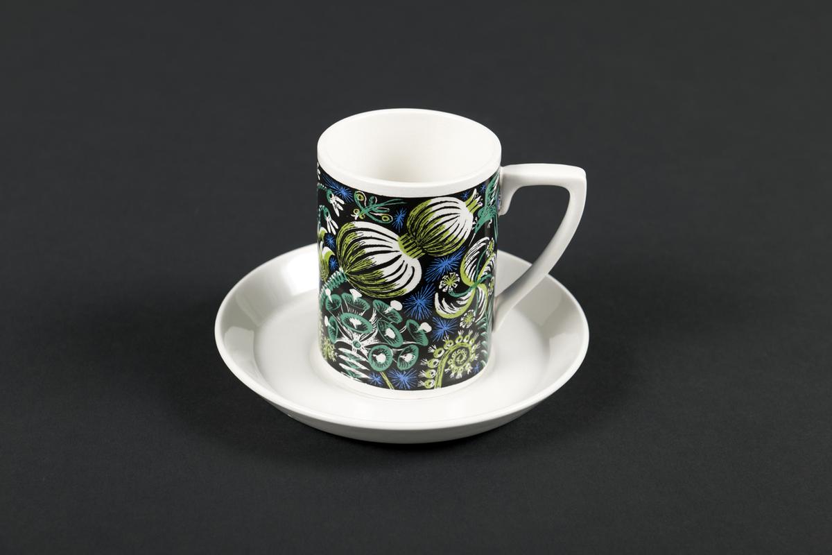 Cup, coffee and saucer