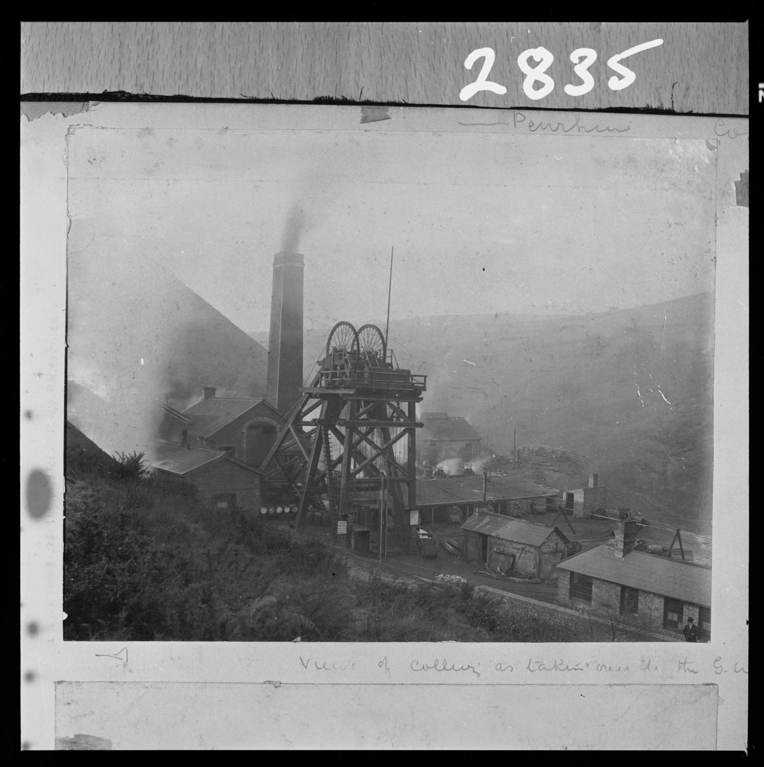 Penrhiw Colliery, film negative
