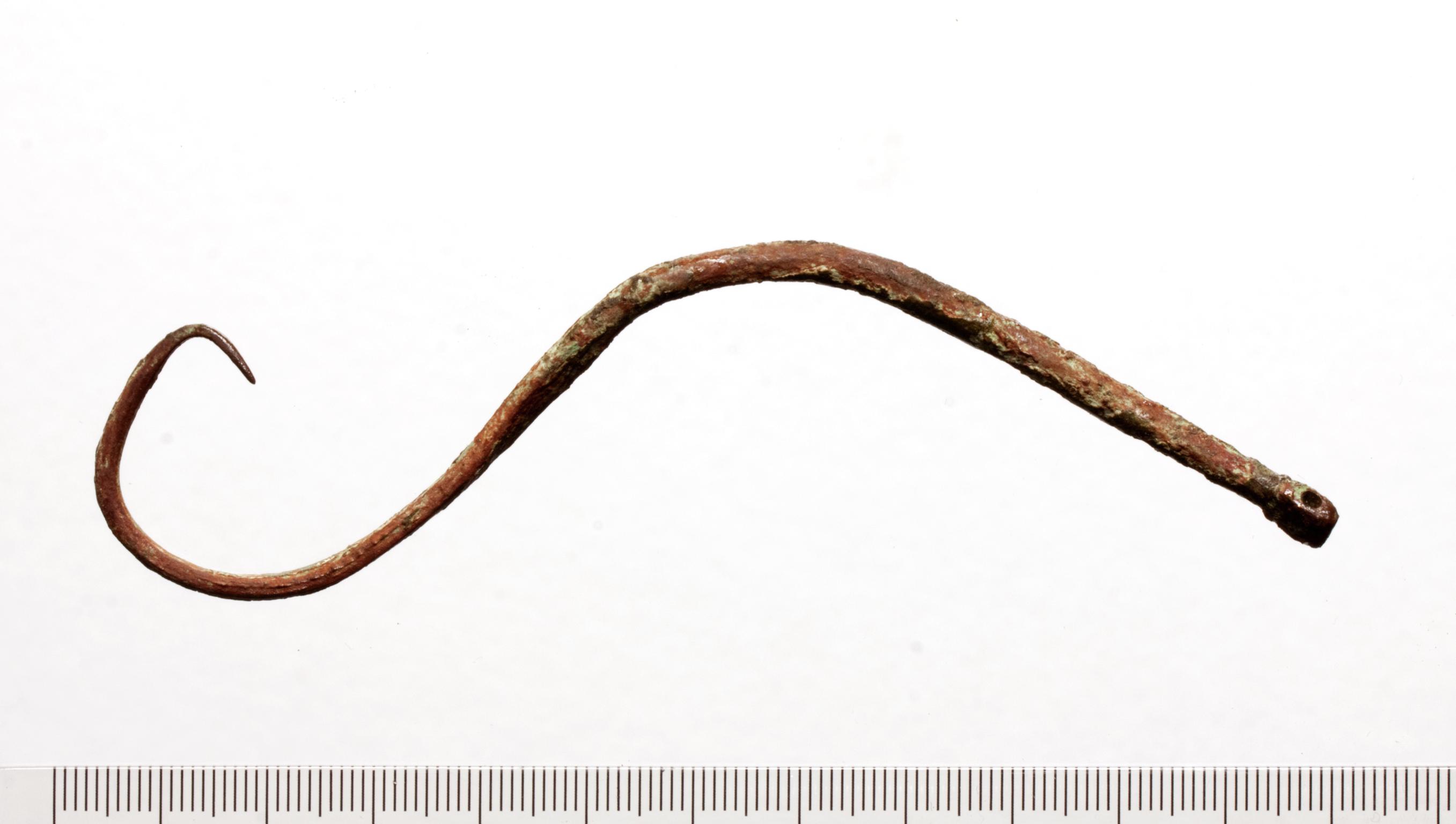 Early Medieval copper alloy ringed pin