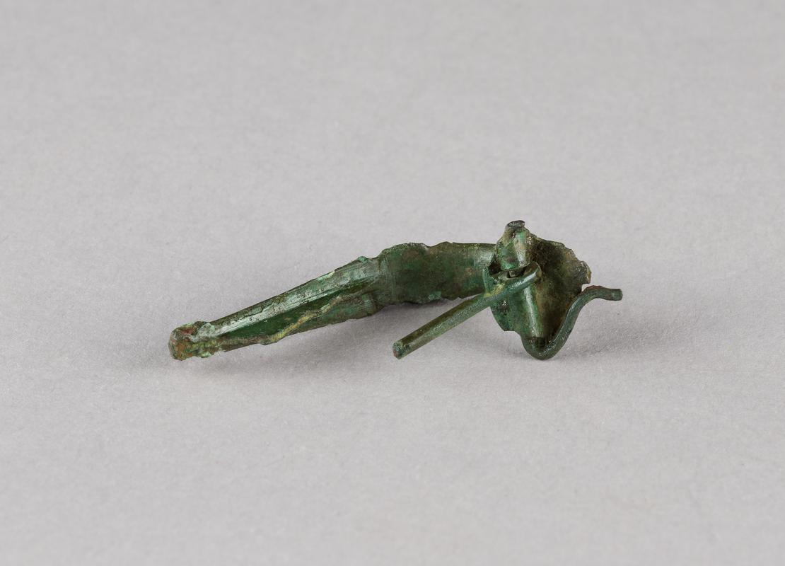 Roman copper alloy Trumpet brooch