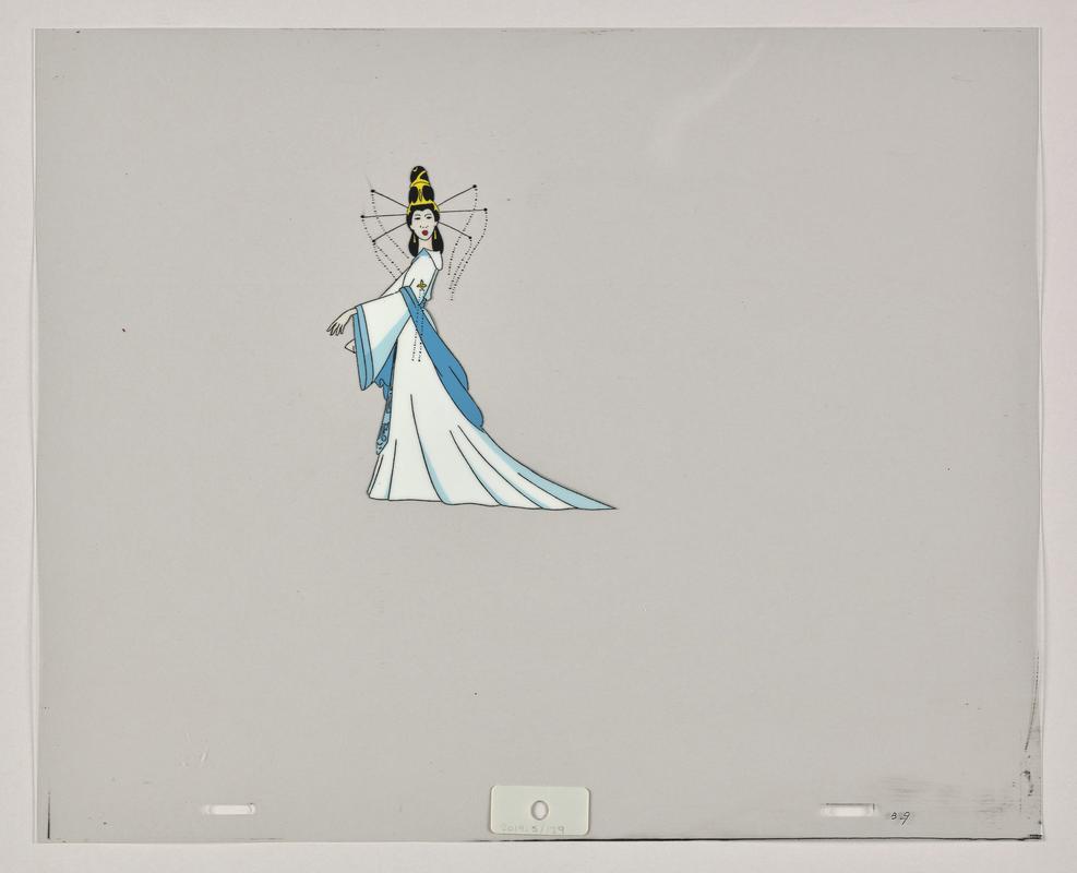 Turandot animation production artwork showing the character Turandot.