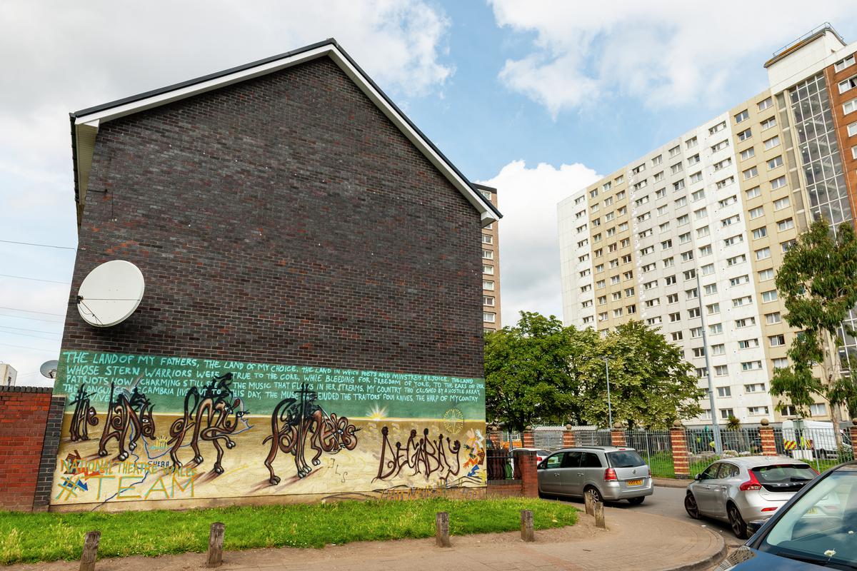 Loudoun Square / Nelson House Flats and Degabay meaning Poetry.  "Land of My Fathers" Poetry