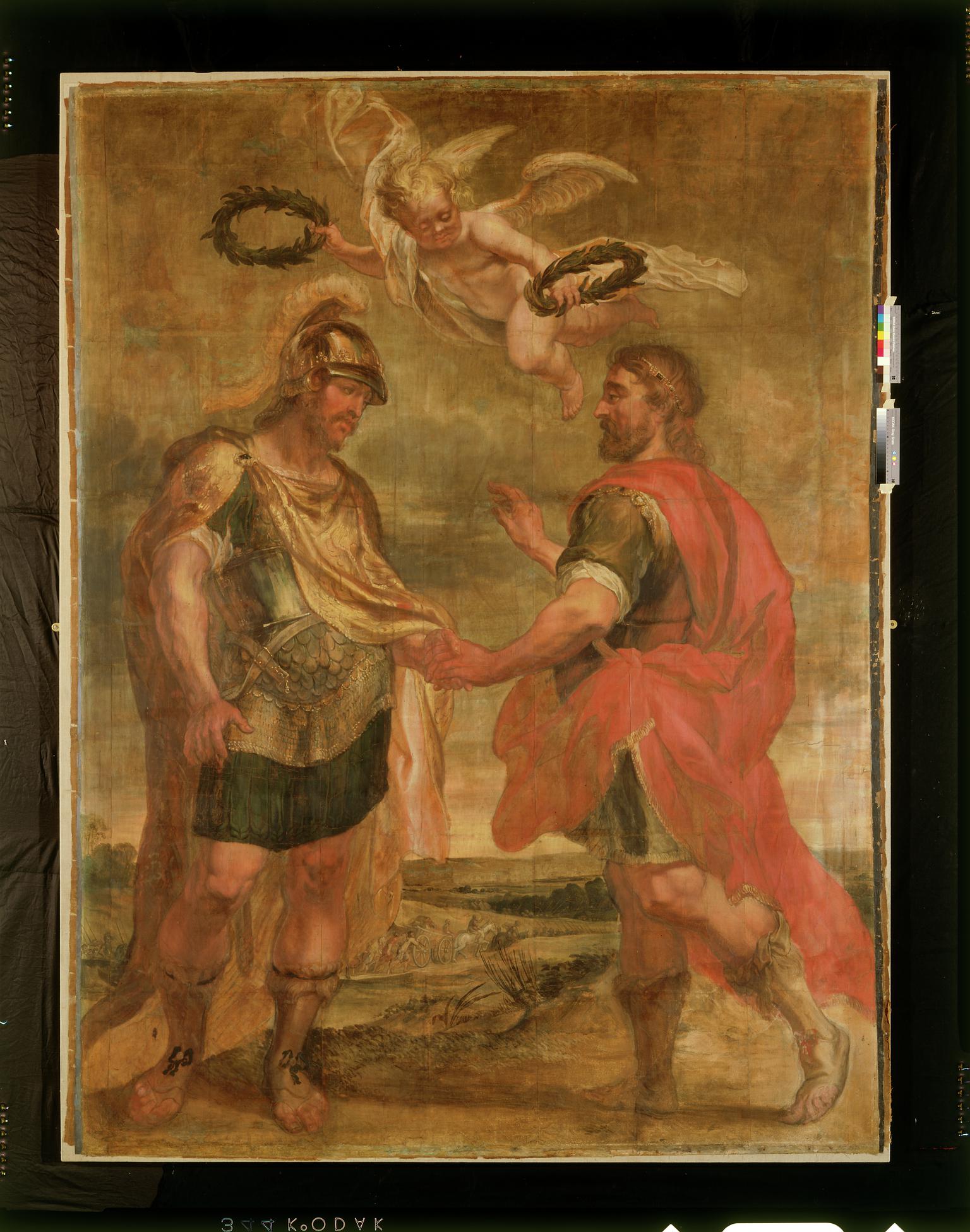 Romulus and Titus Tatius