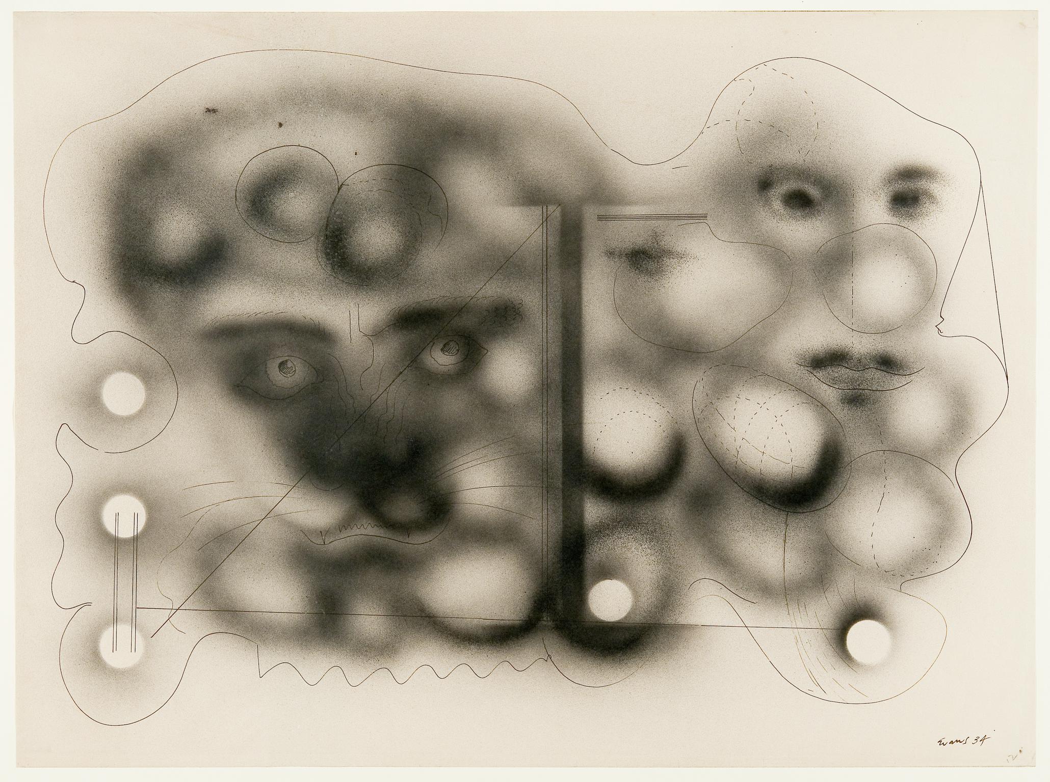 Two Faces / Drawing 1934