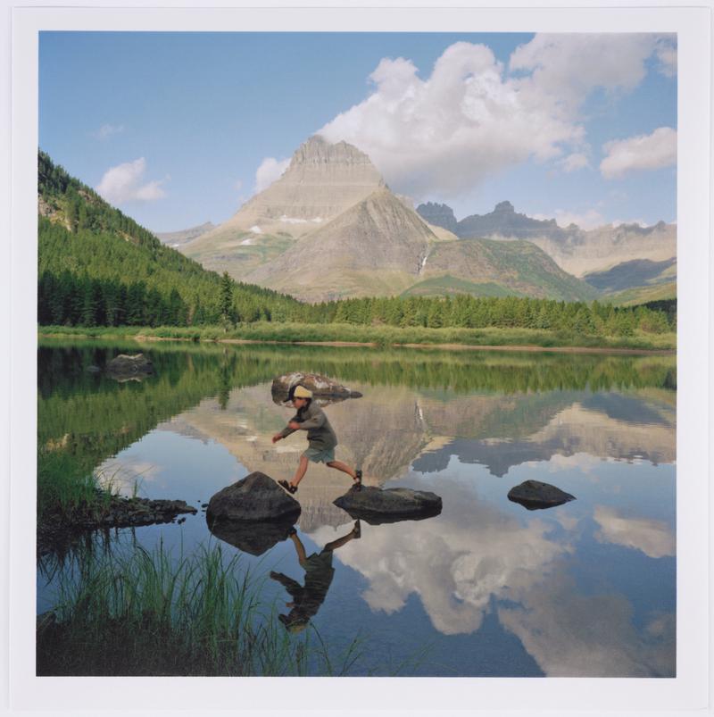 Swiftcurrent Lake near Many Glacier, Glacier National Park, Montana