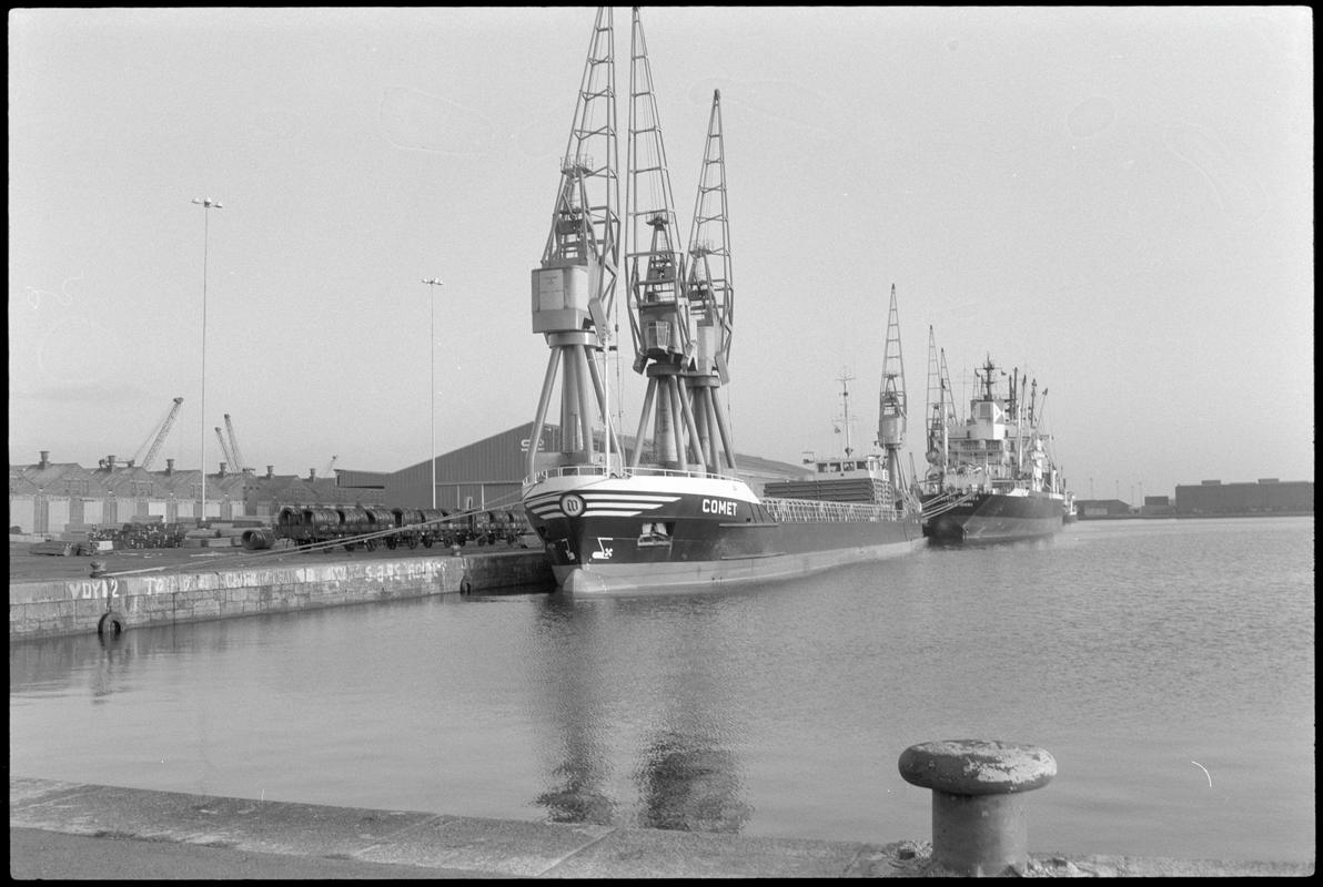 Cardiff Docks, negative