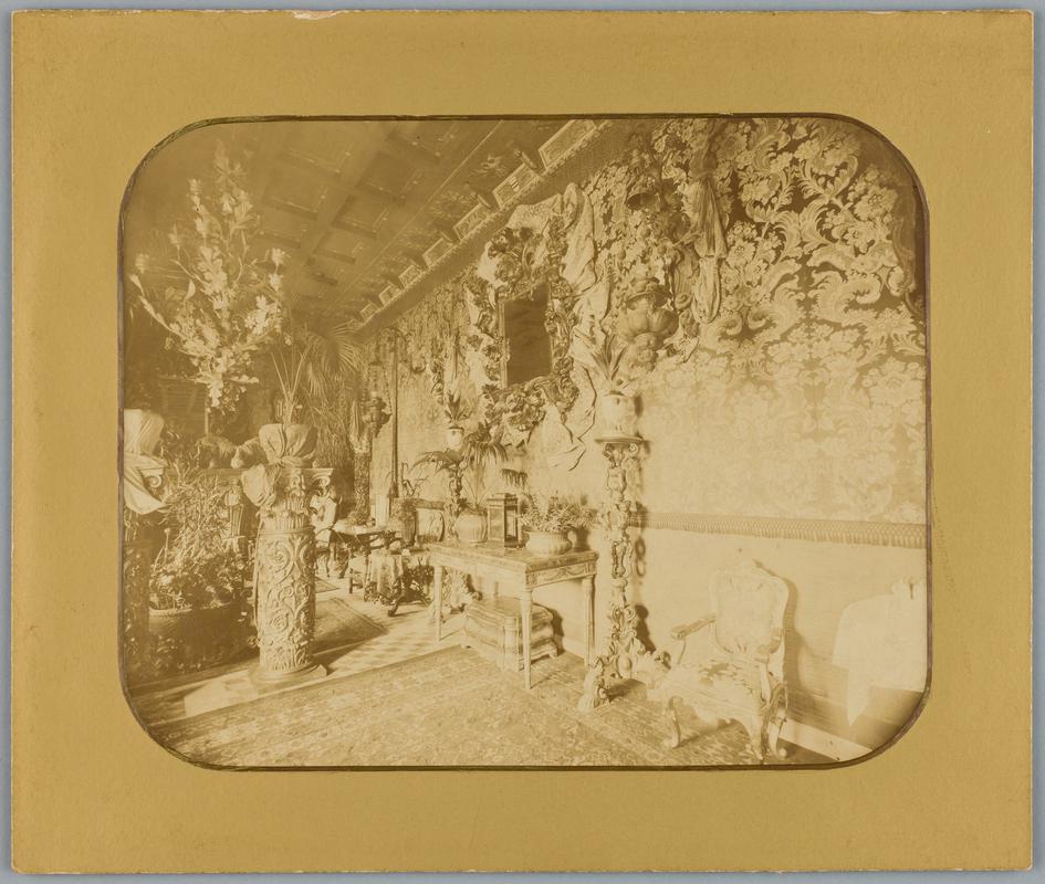 Unidentified interior, photograph