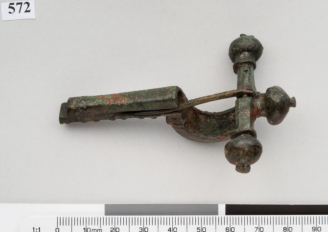 Roman copper alloy crossbow brooch