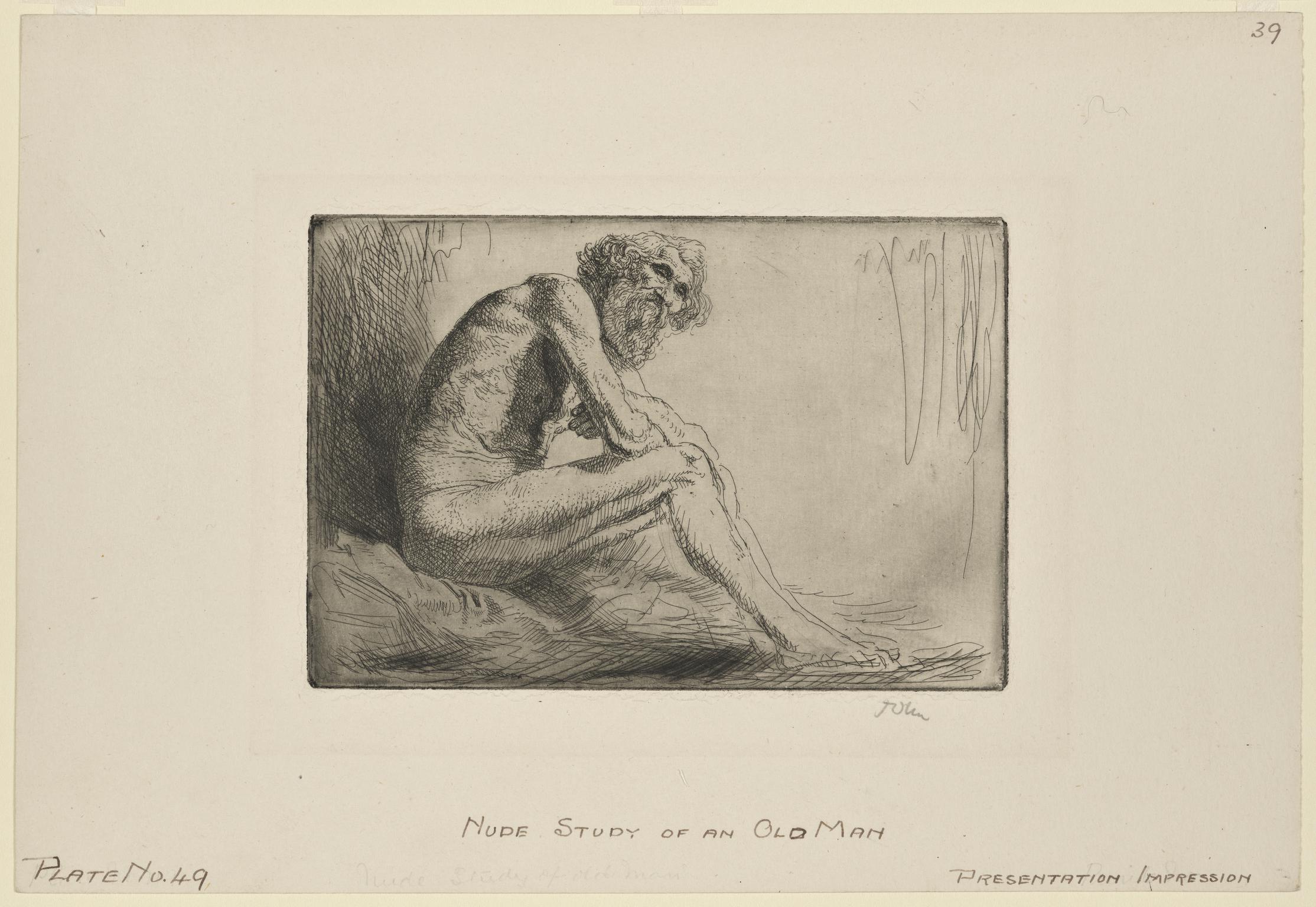 Nude Study of an Old Man
