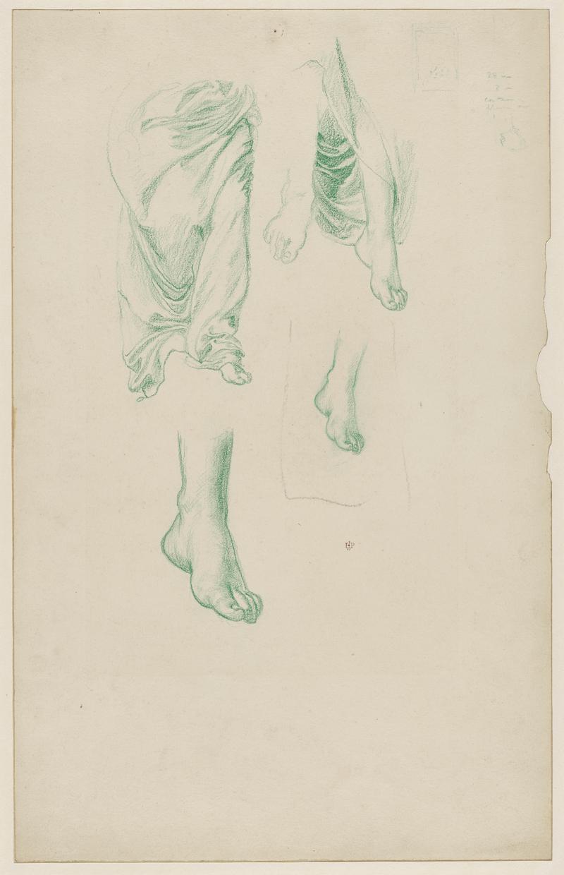 Studies of feet for the Dome of St Paul's Cathedral