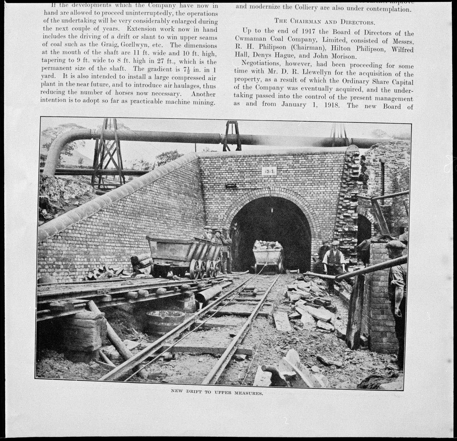 Fforchwen Colliery, film negative