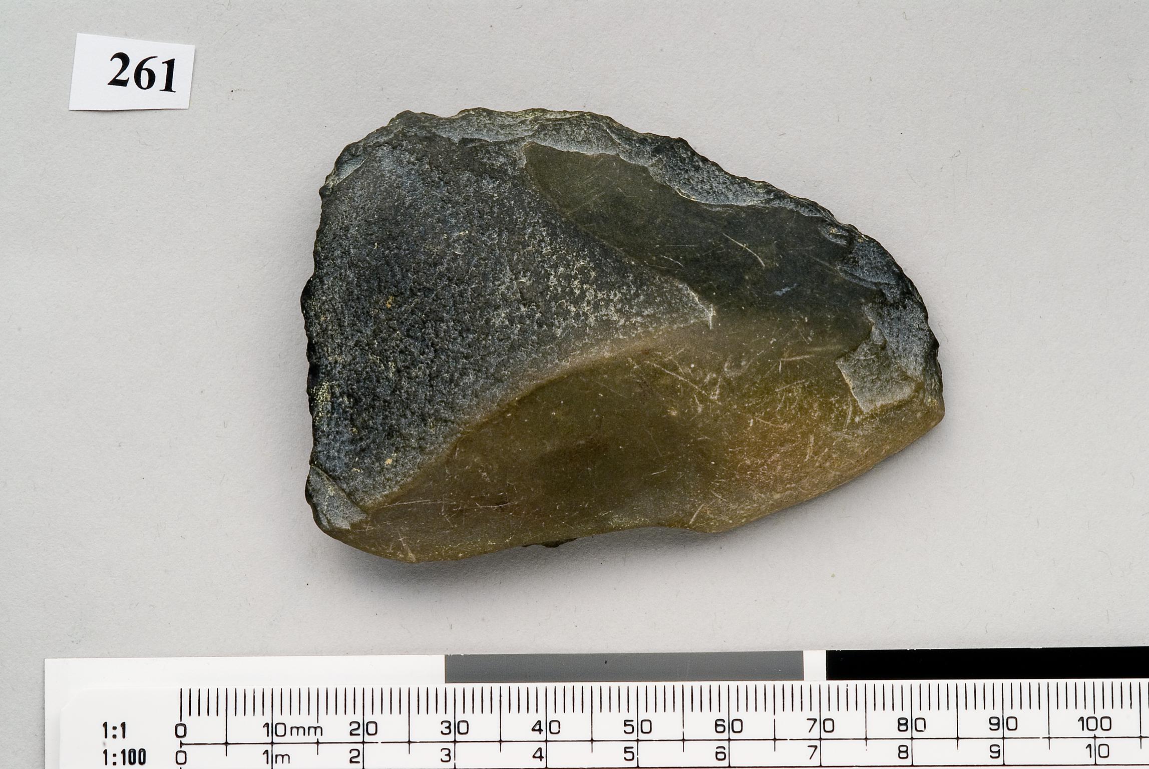 Lower Palaeolithic stone scraper