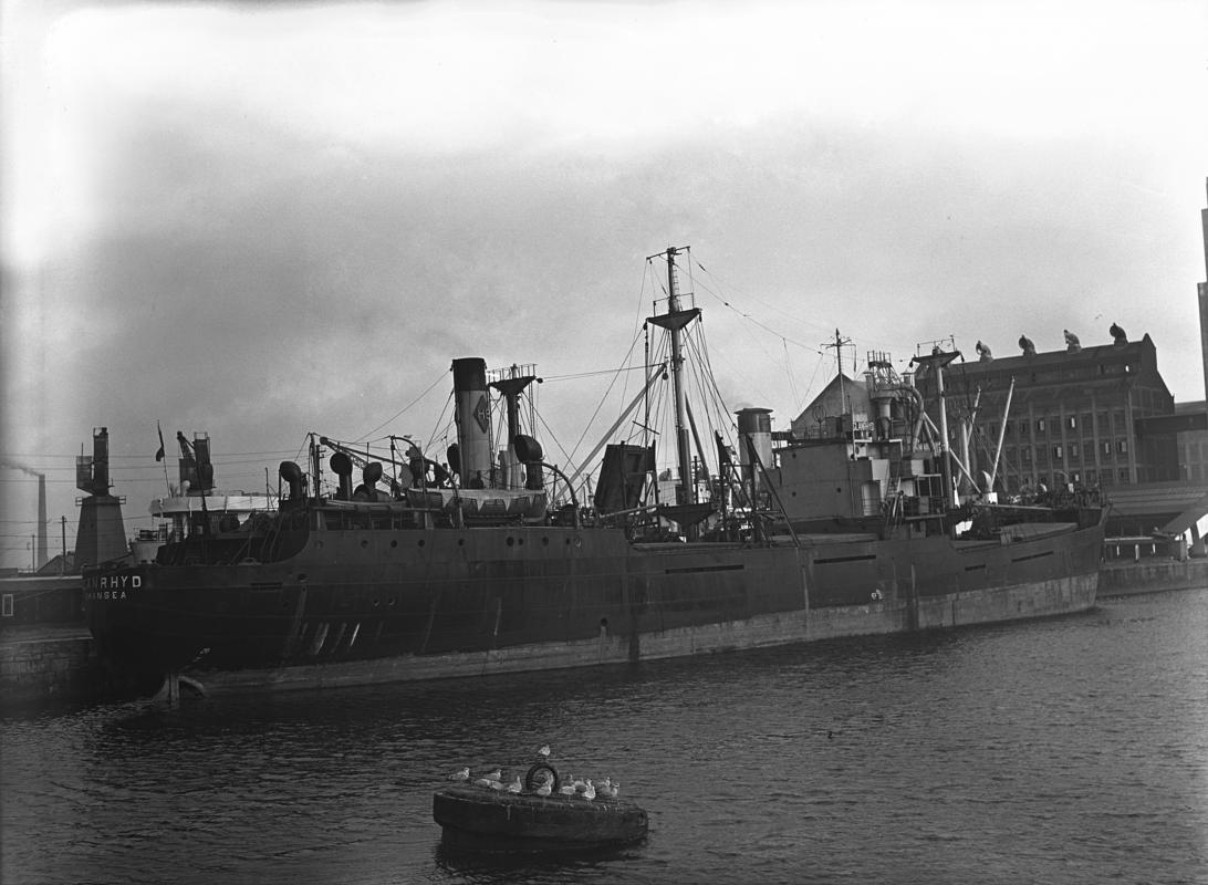 S.S. GLANRHYD, glass negative