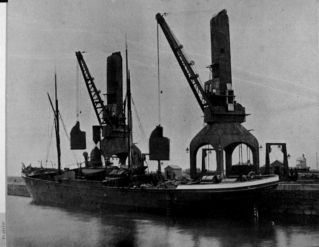 Patent Coal Tipping at Cardiff Docks.