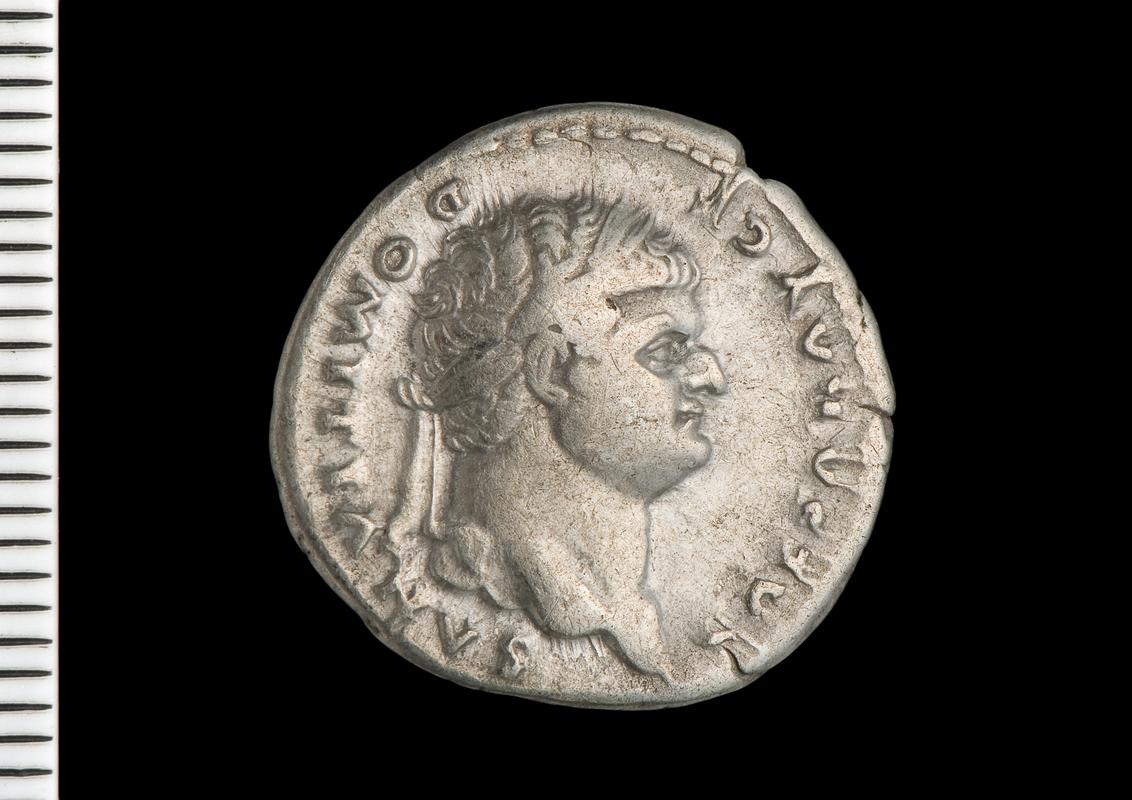 silver denarius (obv.)