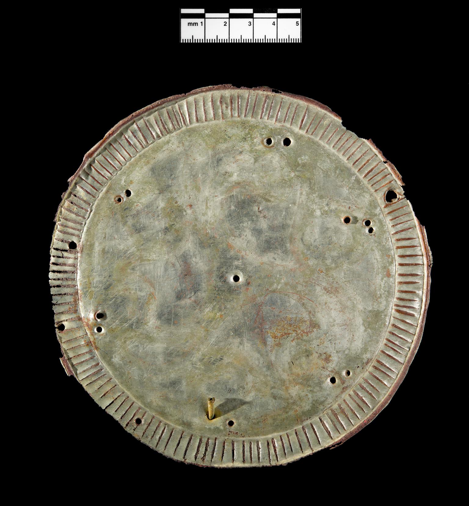 Late Iron Age / Roman copper alloy ornamental disc