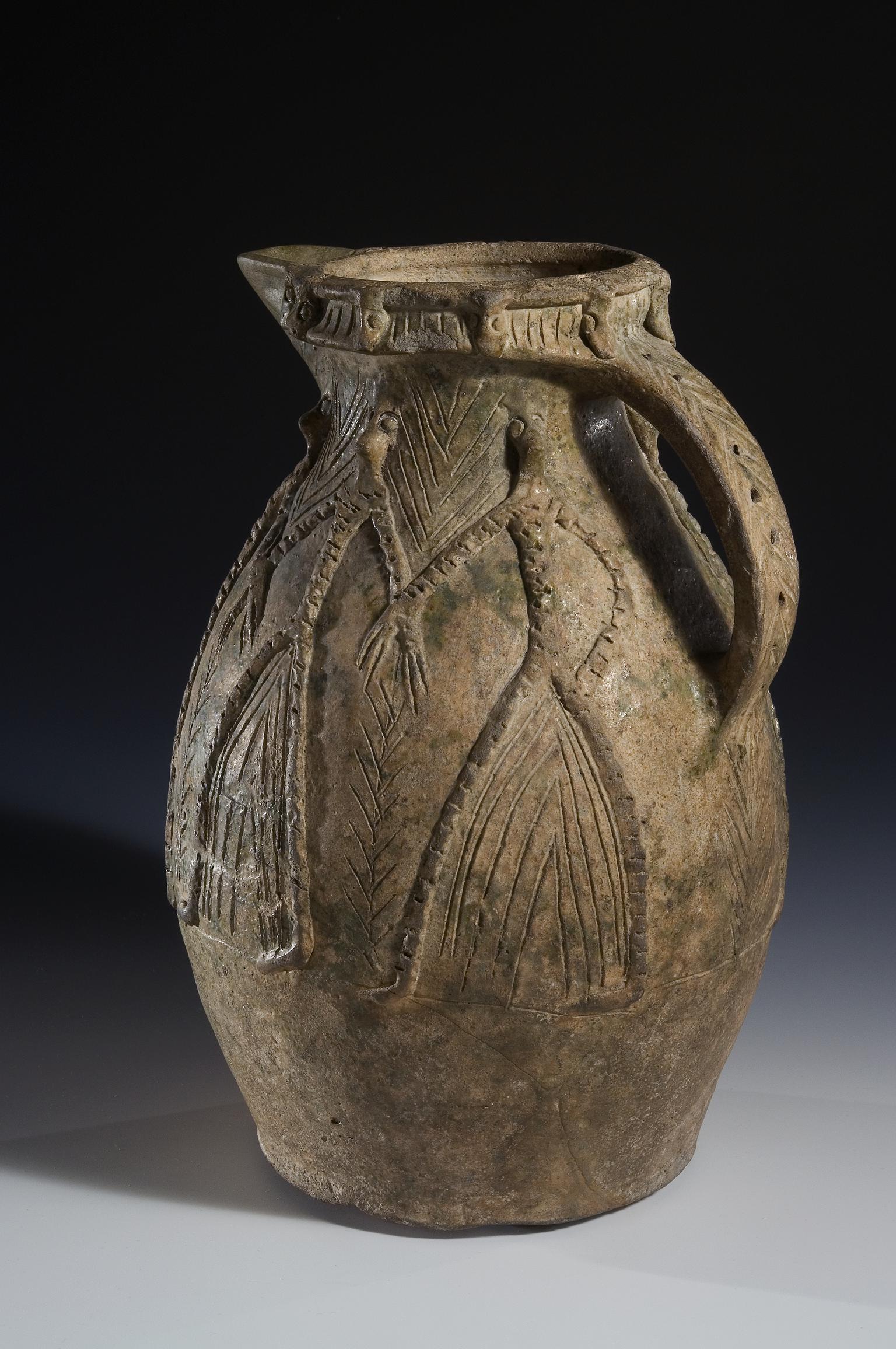 Medieval pottery jug