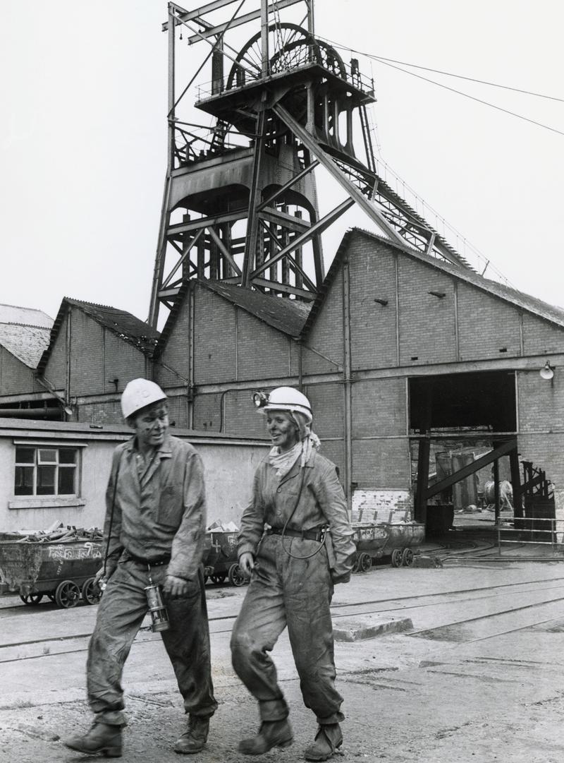 Coal Queen visiting Britannia Colliery, photograph